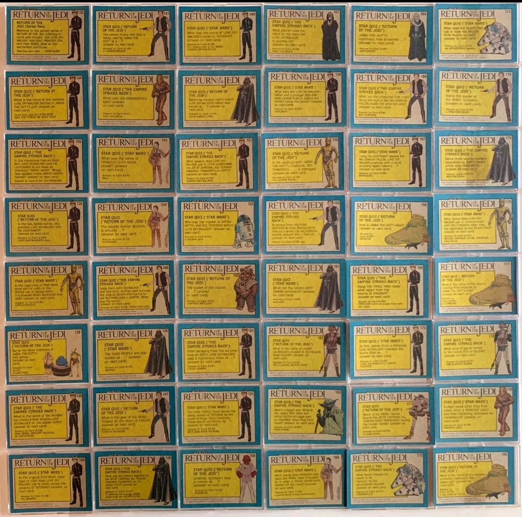 Star Wars Return of the Jedi 1983 2nd series