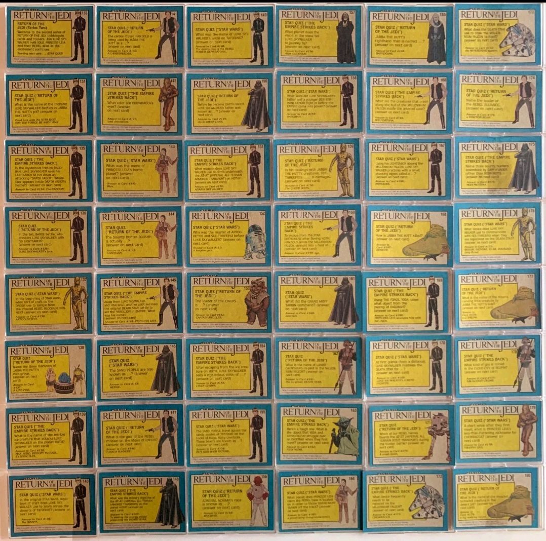 Star Wars Return of the Jedi 1983 2nd series