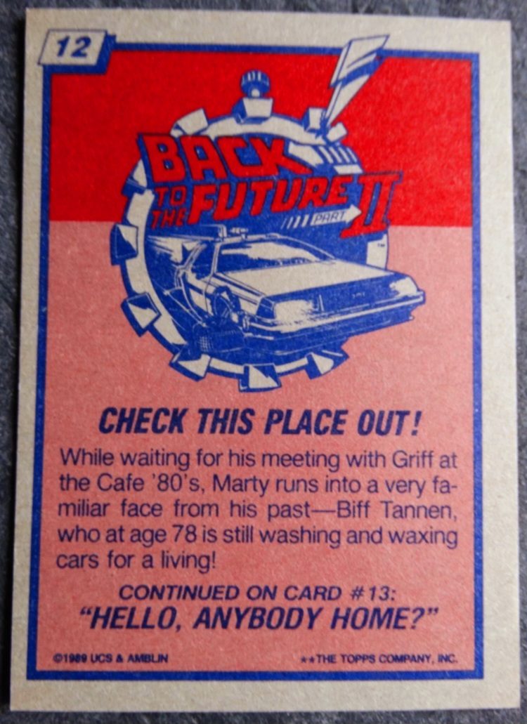 Back to the Future 2 movie 1989