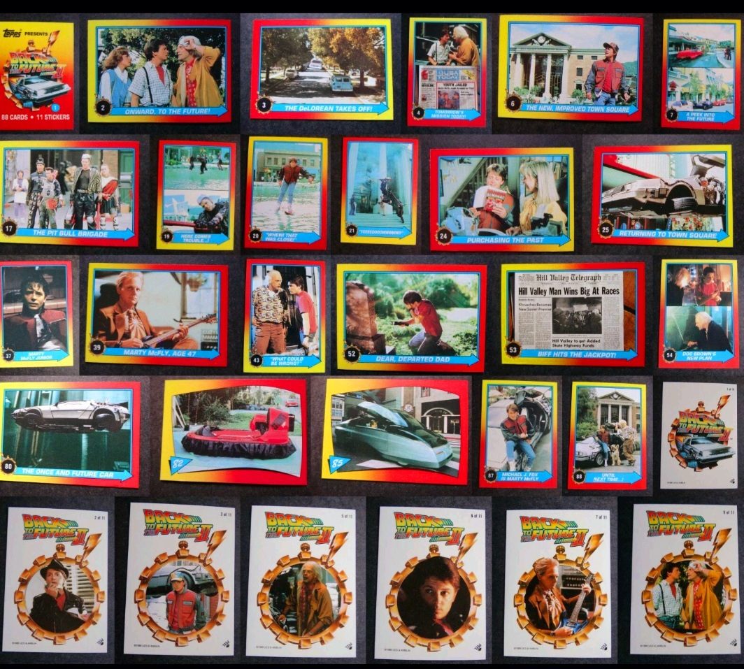 Back to the Future 2 movie 1989 unopened sealed Topps card pack