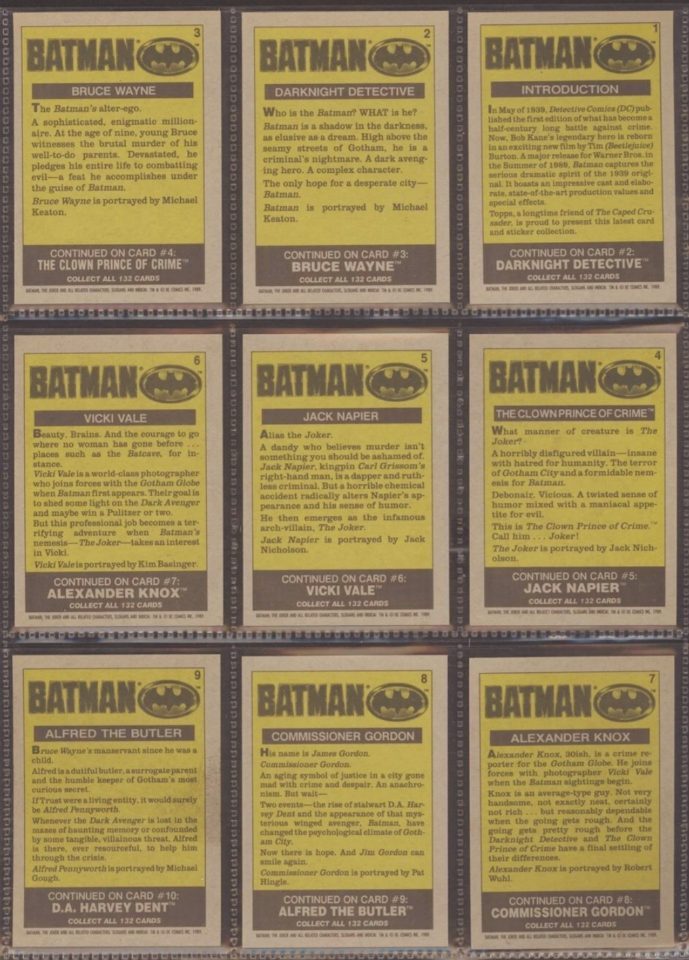 Batman movie 1989 1st series