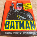 Batman movie 2nd series genuine sealed unopened wax pack cards with gum from Topps, 1989. Batman.